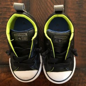 Size 5c Converse black leather